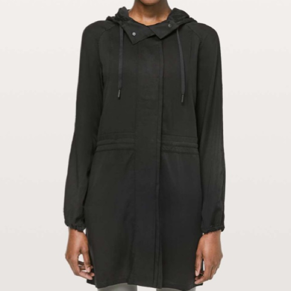 Lululemon Black City Stroll Jacket with Pockets | Size 6 EUC